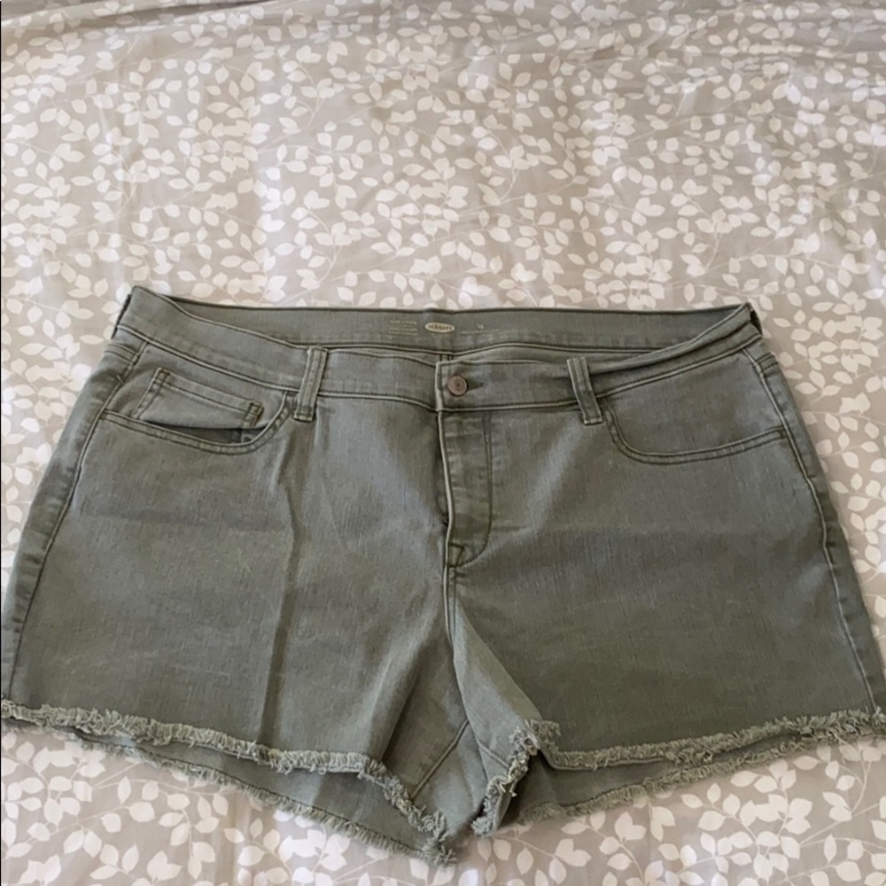 Olive/Green Denim shorts OLD NAVY
